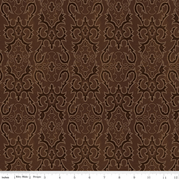 Boot Stitching in Brown