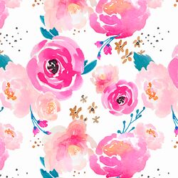 Punchy Floral in Fuchsia