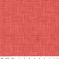 Grasscloth Cottons in Coral