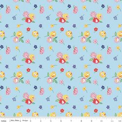Floral Toss in Blue