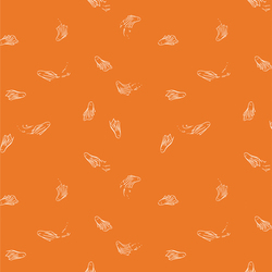 Ghostly Dance in Orange