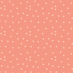 Tiny Blooms in Coral Peach