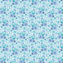 Floral in Blue