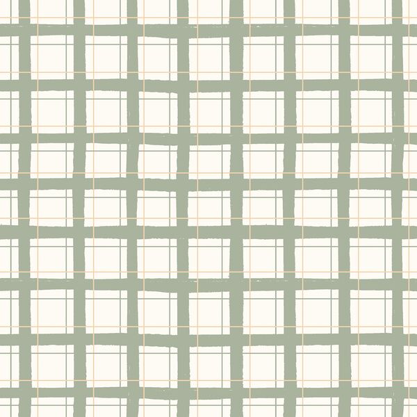Spring Picnic Plaid in Thyme Green
