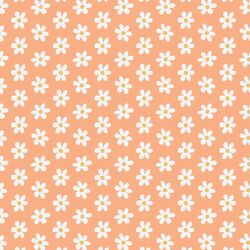 Spring Daisies in Carrot