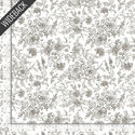 Graceful Blossoms Wideback in White