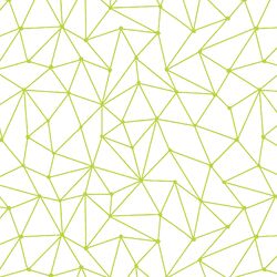 Astral Nights in Lime on White