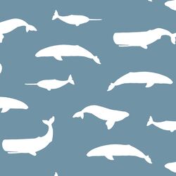 Whale Silhouette in Marine