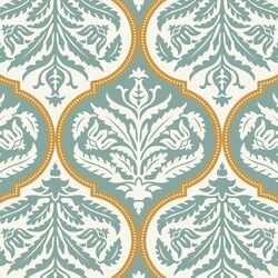 Damask in Blue Haze
