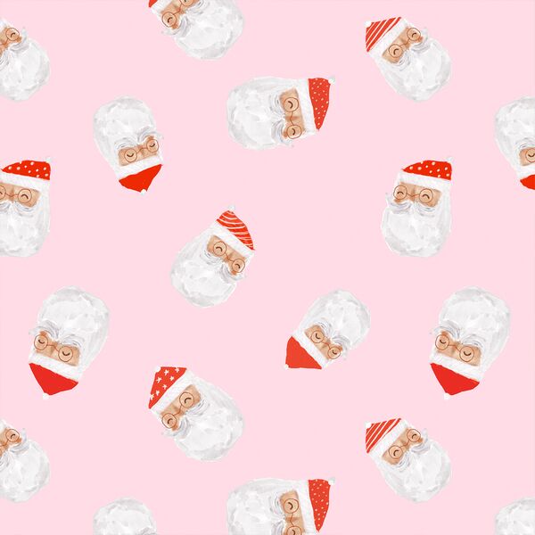 Santa in Merry Pink