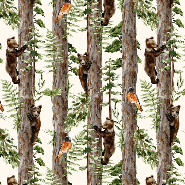 Woodland Climbers in Cream
