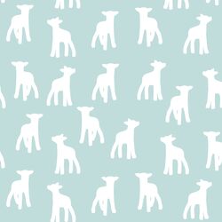 Lamb Silhouette in Glacier Blue