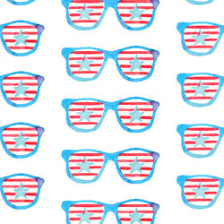 Large Sunglasses in White