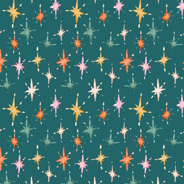 Festive Starburst in Emerald