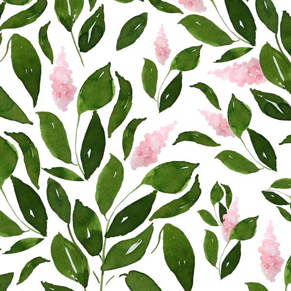 Blooming Sweetly in Leaf Green