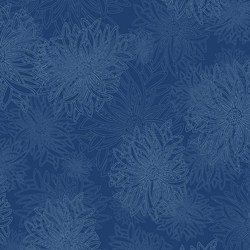 Floral Elements in Sapphire Shadow