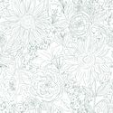 Paperie in Deep Emerald on White