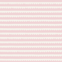 Scalloped Stripes in Light Floss Pink