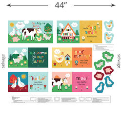 Our Alpine Farm Book Panel in Alpine Green