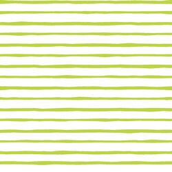 Artisan Stripe in Lime on White