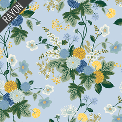 Dahlia Rayon in Blue