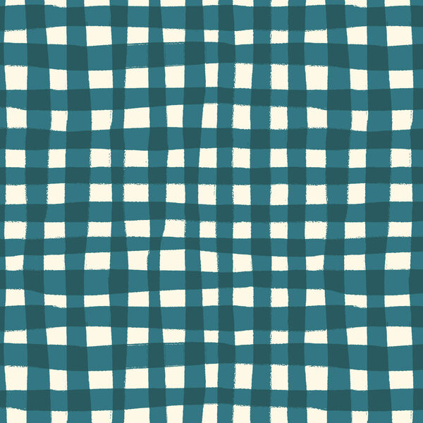 Basketweave in Teal