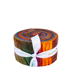 Expressions Batiks Express Yourself! 2.5" Strip Roll in Jasmine