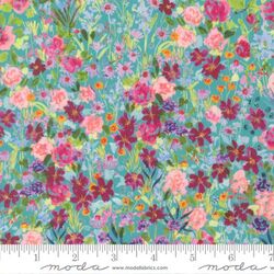Garden Glitter in Turquoise