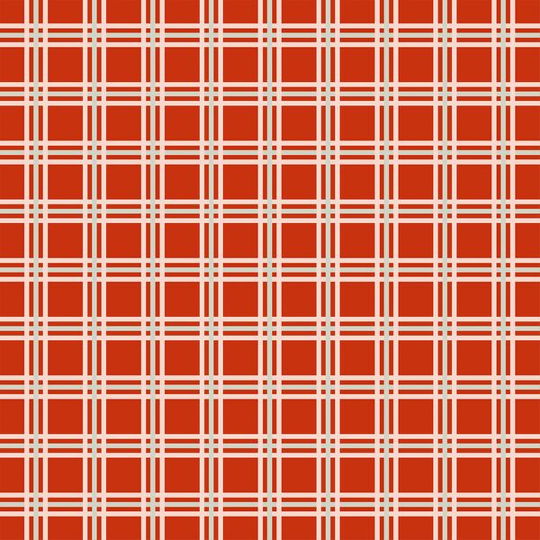 Winter Plaid in Red