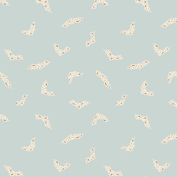 Halloween Bats in Light Blue