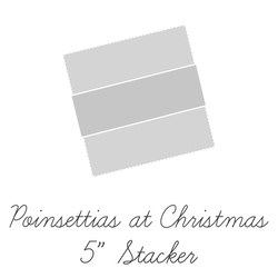 Poinsettias at Christmas 5" Square Pack