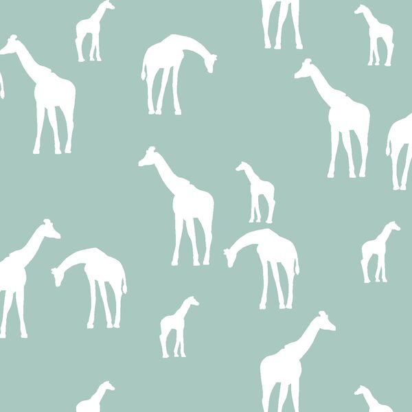 Giraffe Silhouette in Aspen