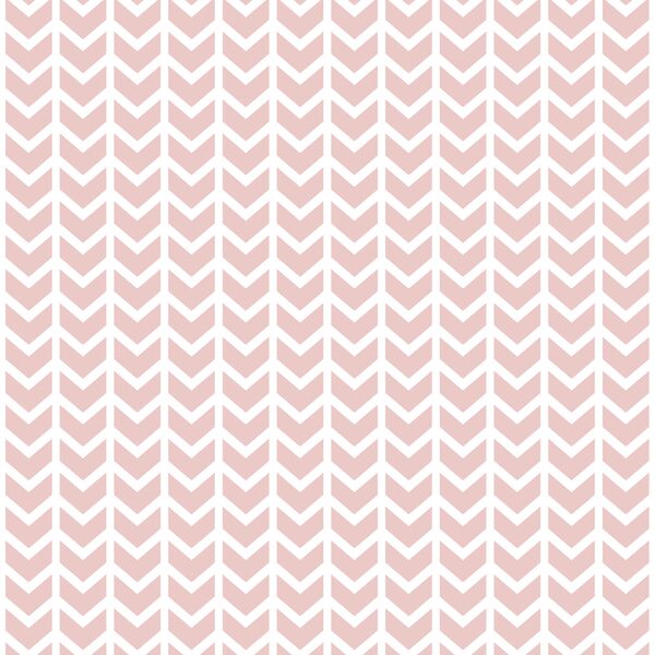 Broken Chevron in Blush