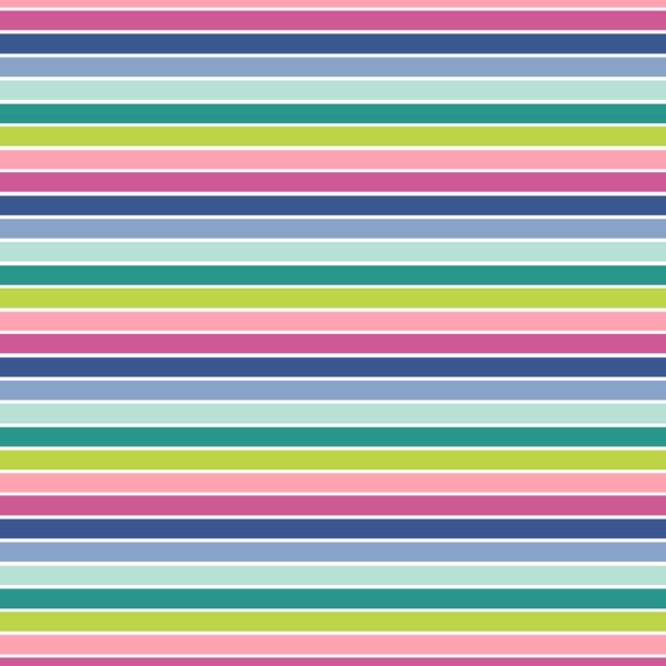 Little Rainbow Stripes in Neon
