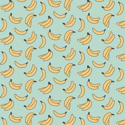 Bananas in Picnic Green