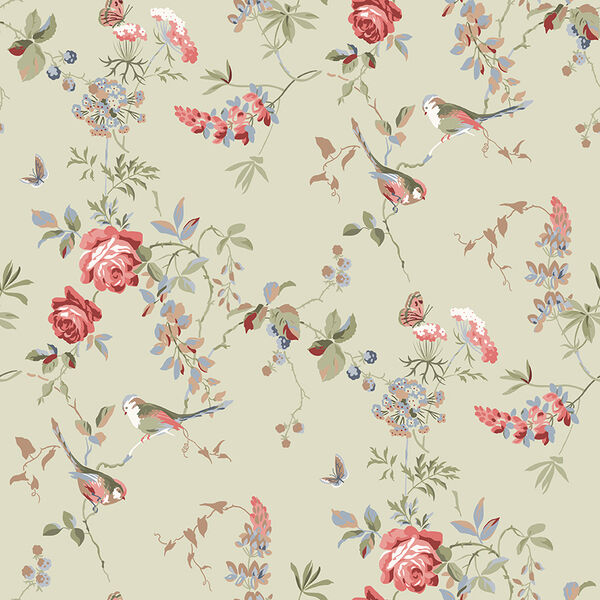 Floral in Sage