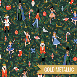 Nutcracker in Evergreen Metallic