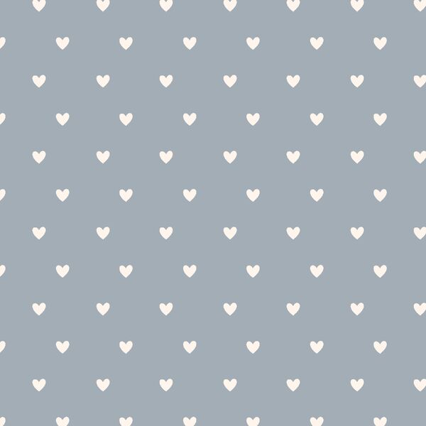 Hearts in Blue Slate