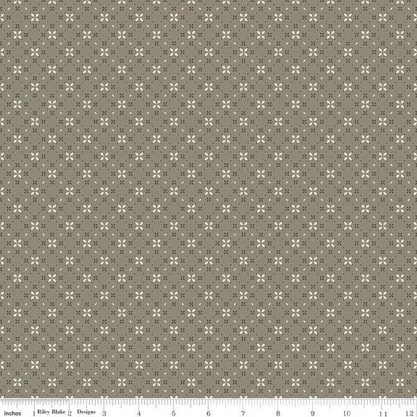 Geo Floral in Green