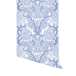 Burgeon in Dark Periwinkle on Pearl