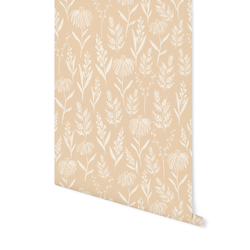 Perennials in Cream on Blush