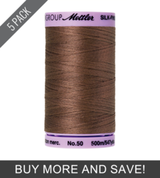 Espresso (9104-1380) - Silk Finish Cotton 50wt - 547 Yards (5 Pack)