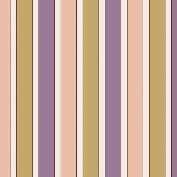 Stripe in Vintage Bouquet