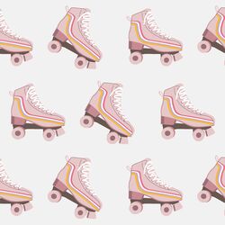 Roller Skates in Glowing