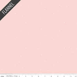 Dapple Dot Flannel in Frosting