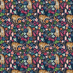 Little Blooming Tiger in Navy