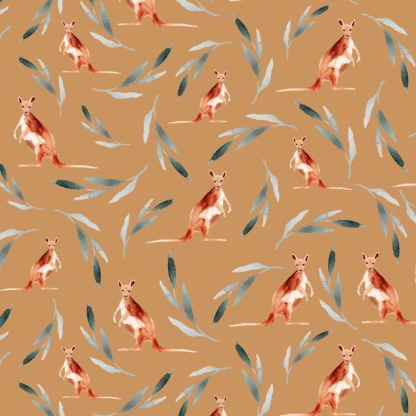 Kangaroos in Yellow Ochre