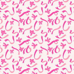 Ribbons and Bows in Candy Pink