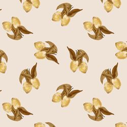 Vintage Lemons in Vintage White