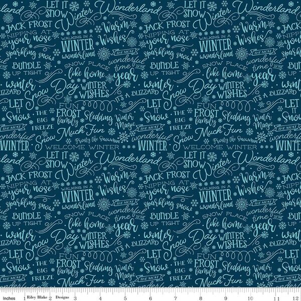 Text in Navy